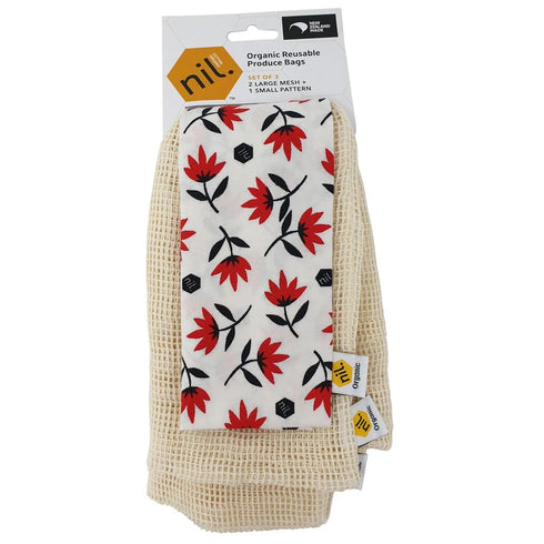 Organic Reusable Produce Bags 3 Pack-Nil-Matakana Pharmacy